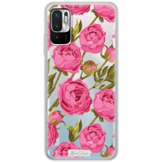 Чохол для Xiaomi Redmi Note 10 5G / Poco M3 Pro Mixcase квіти міграція півонії