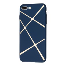 Чохол Cococ для iPhone 7 Plus / 8 Plus смуги синій