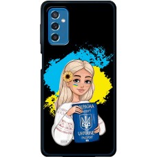 Чохол для Samsung Galaxy M52 (M526) MixCase патріотичні паспорт українки