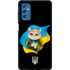 Чохол для Samsung Galaxy M52 (M526) MixCase патріотичні котик зелені очі