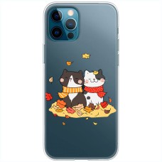 Чохол для iPhone 13 Pro Max MixCase осінь котяча осінь