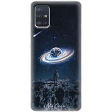 Чохол для Samsung Galaxy A51 (A515) Mixcase в космосі дизайн один 13