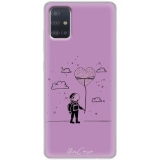 Чохол для Samsung Galaxy A51 (A515) Mixcase в космосі дизайн один 18