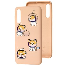Чохол для Samsung Galaxy A50 / A50s / A30s Wave Fancy laika spaceman / pink sand