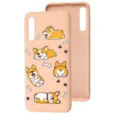 Чохол для Samsung Galaxy A50 / A50s / A30s Wave Fancy corgi / pink sand