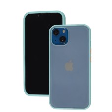 Чохол для iPhone 14 LikGus Maxshield бірюзовий