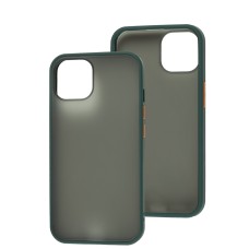 Чохол для iPhone 14 LikGus Maxshield оливковий