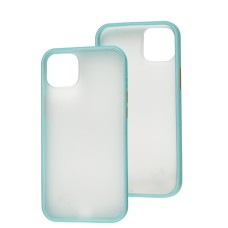 Чохол для iPhone 14 Plus LikGus Maxshield бірюзовий