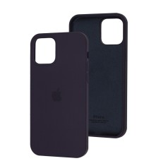 Чохол для iPhone 12/12 Pro Square Full silicone elderberry