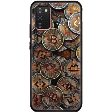 Чохол для Samsung Galaxy A02s (A025) MixCase гроші bitcoins