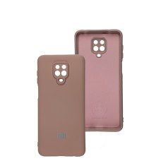 Чохол для Xiaomi  Redmi Note 9s / 9 Pro Silicone Full camera pink sand