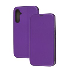Чохол книжка Premium для Samsung Galaxy A34 (A346) бузковий