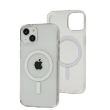Чохол для iPhone 14 Clear color MagSafe clear