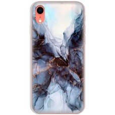 Чохол для iPhone Xr MixCase мармур темно-бірюзовий