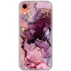 Чохол для iPhone Xr MixCase мармур рожевий