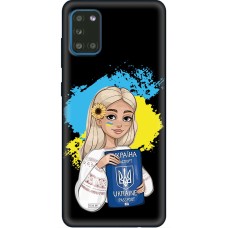 Чохол для Samsung Galaxy A13 (A135) MixCase патріотичні паспорт українки