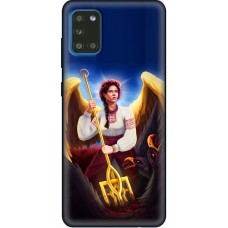 Чохол для Samsung Galaxy A13 (A135) MixCase патріотичні українка ангел з тризубо