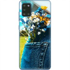 Чохол для Samsung Galaxy A31 (A315) MixCase патріотичні квіти України