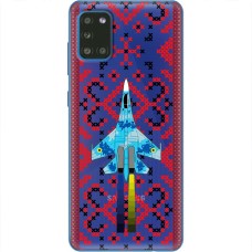 Чохол для Samsung Galaxy A31 (A315) MixCase патріотичні Винищувач України