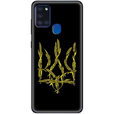 Чохол для Samsung Galaxy A21S (A217) MixCase патріотичні герб з колосків
