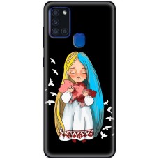 Чохол для Samsung Galaxy A21S (A217) MixCase патріотичні Україна в объятиях