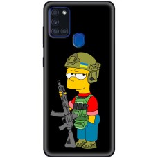 Чохол для Samsung Galaxy A21S (A217) MixCase патріотичні Барт за Україну