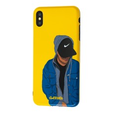 Чохол для iPhone Xs Max ArtStudio Girls Power "girl" жовтий