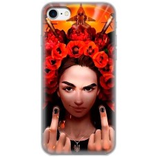 Чохол для iPhone 7 / 8 MixCase патріотичні Чарівна Українка