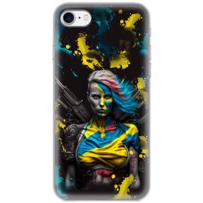 Чохол для iPhone 7 / 8 MixCase патріотичні Нездоланна Українка