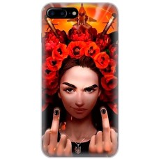 Чохол для iPhone 7 Plus / 8 Plus MixCase патріотичні Чарівна Українка