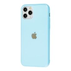 Чохол New glass для iPhone 11 Pro блакитний