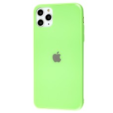 Чохол для iPhone 11 Pro Max New glass м'ятний