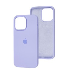 Чохол для iPhone 14 Pro Max Square Full silicone elegant purple