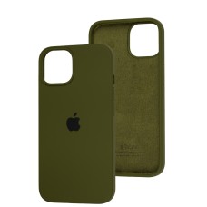Чохол для iPhone 13 / 14 Square Full silicone army green