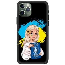 Чохол для iPhone 11 Pro Max MixCase патріотичні паспорт українки