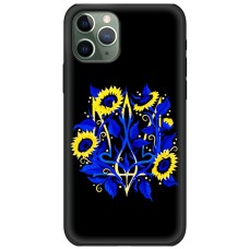 Чохол для iPhone 11 Pro Max MixCase патріотичні герб соняшники