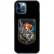 Чохол для iPhone 14 Pro MixCase патріотичні бойовий патрон