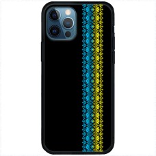 Чохол для iPhone 14 Pro MixCase патріотичні синє-жовтий колір вишиванки