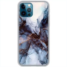 Чохол для iPhone 14 Pro MixCase мармур темно-бірюзовий