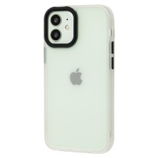Чохол для iPhone 12 mini Totu Shadow Matte Metal Buttons білий