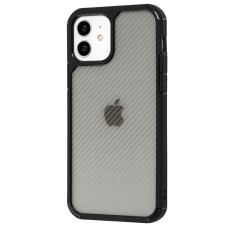 Чохол для iPhone 12/12 Pro Totu Carbon Anti-Fall чорний