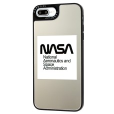 Чохол для iPhone 7 Plus / 8 Plus Tify Mirror Nasa дзеркально-білий