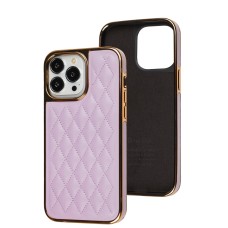 Чохол для iPhone 13 Pro Puloka leather case purple