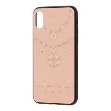 Чохол для iPhone X / Xs Tybomb намисто "рожевий пісок"