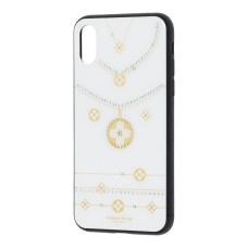 Чохол для iPhone X / Xs Tybomb намисто біле