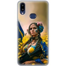 Чохол для Samsung Galaxy A10s (A107) MixCase патріотичні ніжна Українка