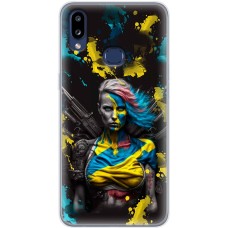Чохол для Samsung Galaxy A10s (A107) MixCase патріотичні Нездоланна Українка