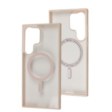 Чохол для Samsung Galaxy S23 Ultra (S918) Berlia Color MagSafe pink