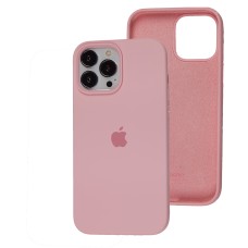 Чохол для iPhone 13 Pro Max Square Full silicone рожевий / pink