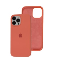 Чохол для iPhone 13 Pro Max Square Full silicone оранжевий / pink citrus